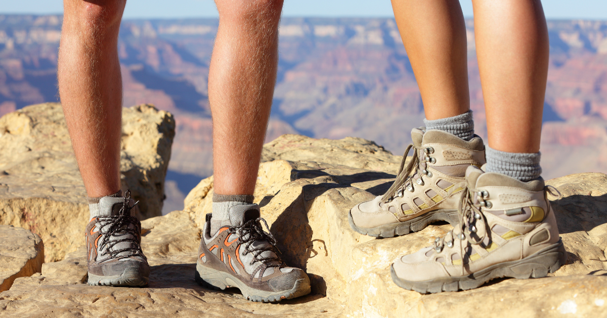 sore feet, hiking